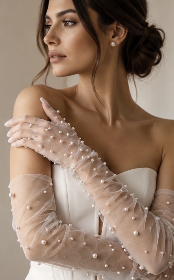 Evelyn Pearl Gloves